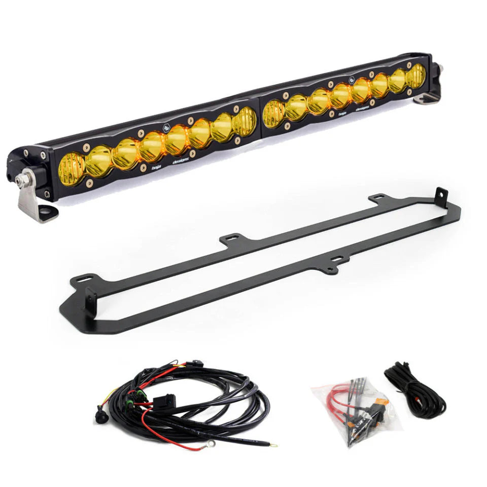 Baja Designs S8 20" Amber LED TRD Pro Grille Center Light Kit (2022+ Tundra/2023+ Sequoia)