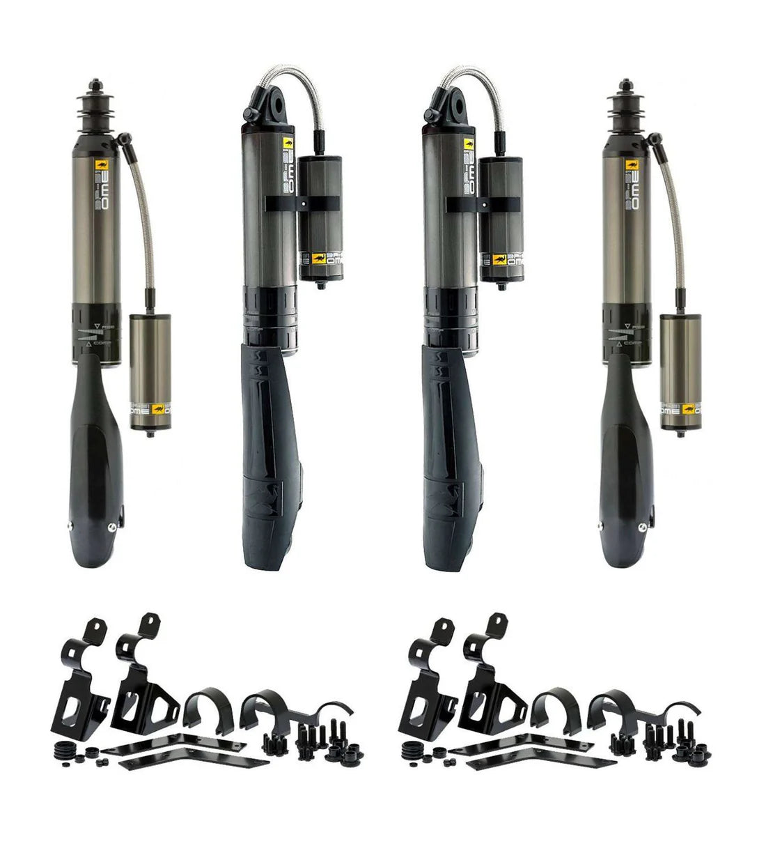 OME BP-51 Internal Bypass Reservoir Shock Set 3-4" (2007-2018 Wrangler)