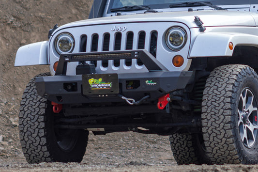 IRONMAN 4x4 Raid Stubby Front Bumper (2007-2017 Wrangler JK)
