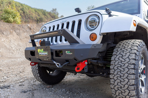 IRONMAN 4x4 Raid Stubby Front Bumper (2007-2017 Wrangler JK)