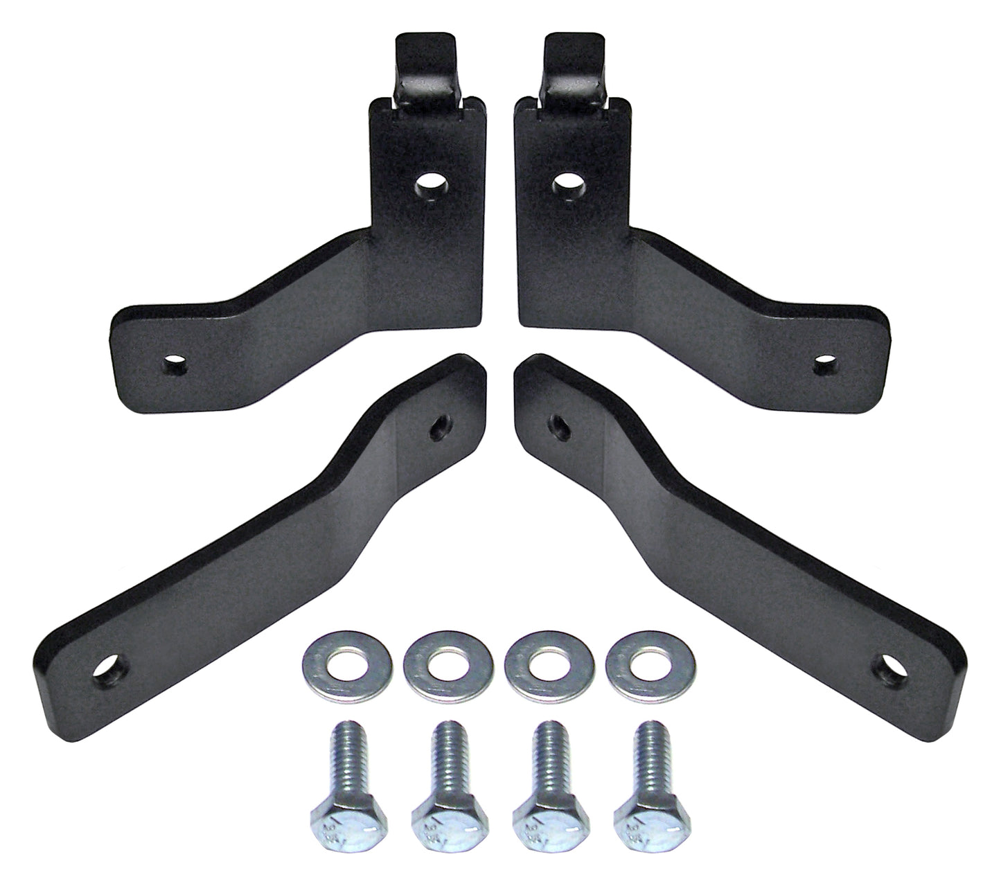 RockJock JK Brake Hose Relocation Bracket Kit (2007-2018 Wrangler)