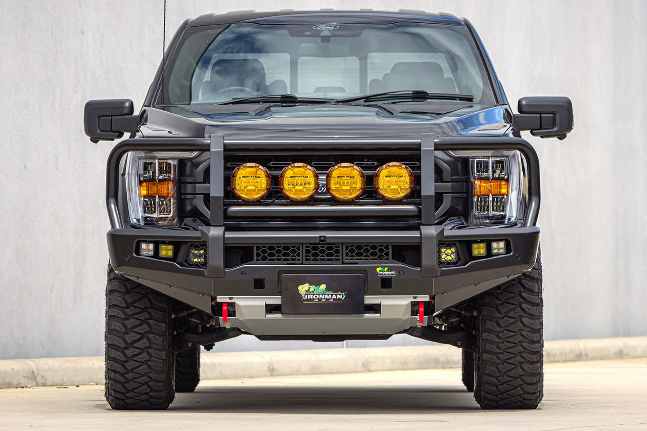 IRONMAN 4x4 Triple Hoop Front Bumper (2021+ Ford F150)