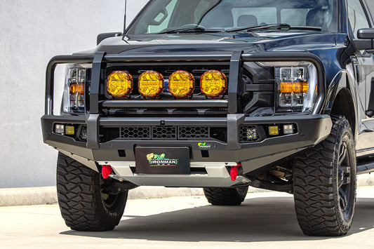 IRONMAN 4x4 Triple Hoop Front Bumper (2021+ Ford F150)
