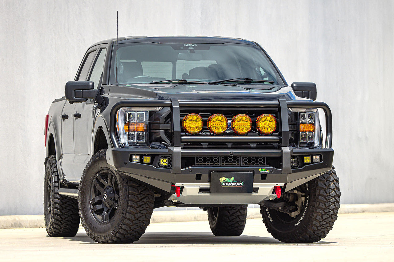 IRONMAN 4x4 Triple Hoop Front Bumper (2021+ Ford F150)