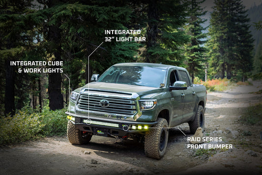IRONMAN 4x4 Raid Front Bumper Kit (2014-2021 Toyota Tundra)