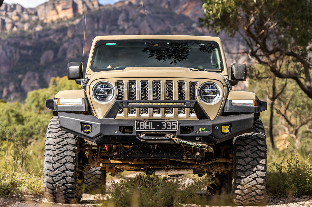 IRONMAN 4x4 Raid Full Length Front Bumper (2020+ Jeep Gladiator)