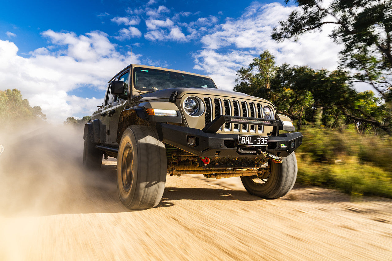 IRONMAN 4x4 Raid Full Length Front Bumper (2020+ Jeep Gladiator)