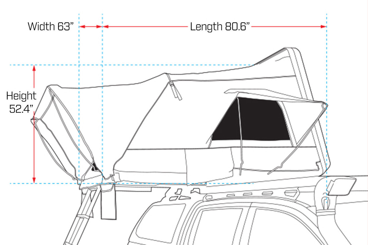 IRONMAN 4x4 URSA 1300 Rooftop Tent